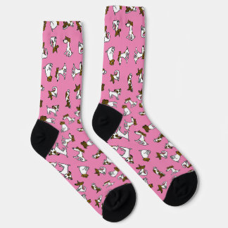 Funny Jack Russell Cartoon Socks