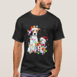 Funny Jack Russell Terrier Dog Xmas Snowman Lights T-Shirt<br><div class="desc">Funny Jack Russell Terrier Dog Xmas Snowman Lights Pajama</div>