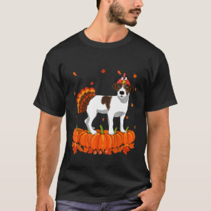 Funny Jack Russell Terrier Turkey Pumpkin Thanksgi T-Shirt