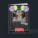 Funny Jailbird Birthday card<br><div class="desc">A perfect card for someone's not-so-happy birthday behind bars!  Be sure to visit www.zazzle.com/jailbirdz to see the entire Jailbirdz collection!</div>