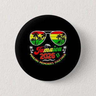 Funny Jamaica 2026 Making Memories Vacation Summer 6 Cm Round Badge