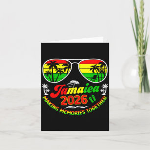 Funny Jamaica 2026 Making Memories Vacation Summer Card