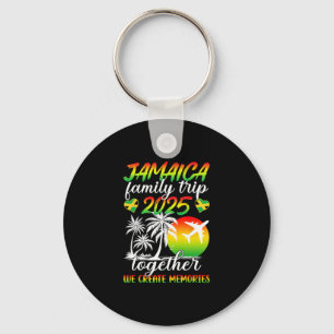 Funny Jamaica Family Trip 2025 We Create Memories  Key Ring