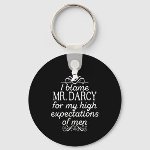 Funny Jane Austen Mr Darcy Quotes Book Club T Shir Key Ring
