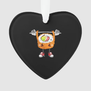 Funny Japanese Food Gym Weightlifting Gift T-Shirt Ornament