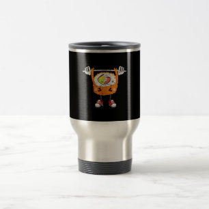 Funny Japanese Food Gym Weightlifting Gift T-Shirt Travel Mug