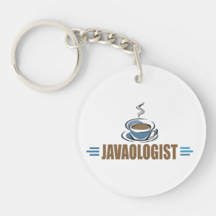 Funny Java Coffee Key Ring