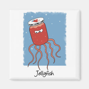 Funny Jellyfish magnet