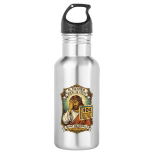 Funny Jesus 404 Error Web Developer Programmer Hum 532 Ml Water Bottle