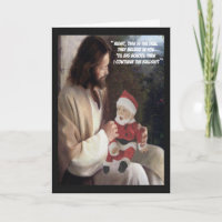 Funny Jesus and Santa