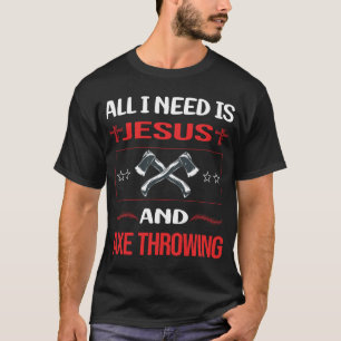 Funny Jesus Axe Throwing T-Shirt