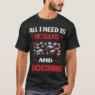 Funny Jesus Beachcombing Beachcomber T-Shirt