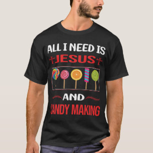 Funny Jesus Candy Making Maker Candymaking T-Shirt