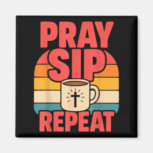 Funny Jesus Coffee Christian Faith Magnet