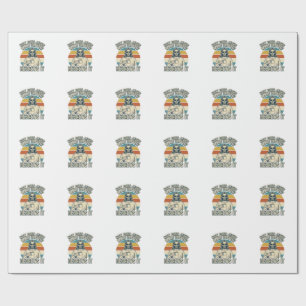 Funny Jesus Coffee Vintage Engraving Shirt Design_ Wrapping Paper