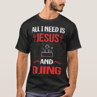 Funny Jesus Djing DJ Disc Jockey Deejay