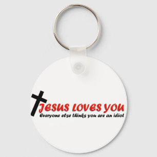 Funny Jesus Key Ring