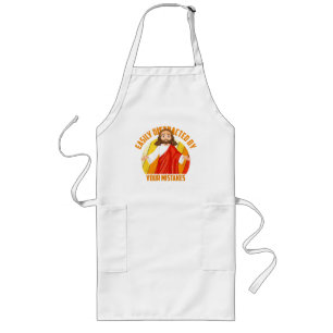 Funny Jesus Long Apron
