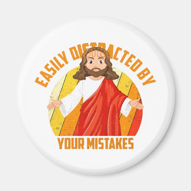 Funny Jesus Magnet (Front)