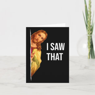 Funny Jesus Meme Quote - Mens &amp; Womens Clic Fi Card