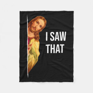 Funny Jesus Meme Quote - Mens &amp; Womens Clic Fi Fleece Blanket