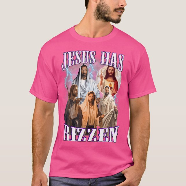 Funny Jesus Meme Quote T-Shirt (Front)