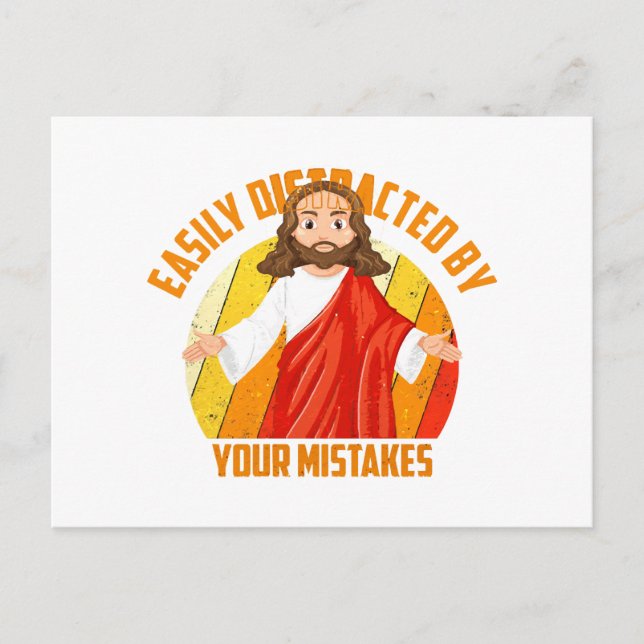 Funny Jesus Postcard (Front)