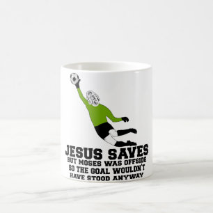 Funny Jesus saves Coffee Mug