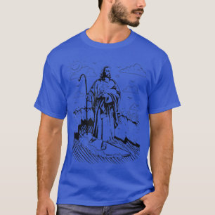 Funny Jesus Surfing Christian men women gift T-Shirt