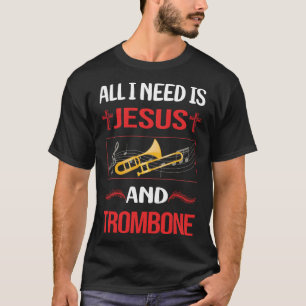Funny Jesus Trombone Trombonist T-Shirt