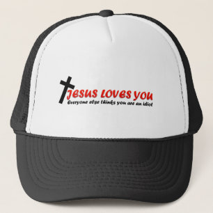 Funny Jesus Trucker Hat
