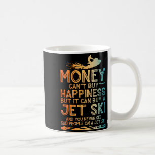 Funny jet ski art for men women kids water sport coffee mug