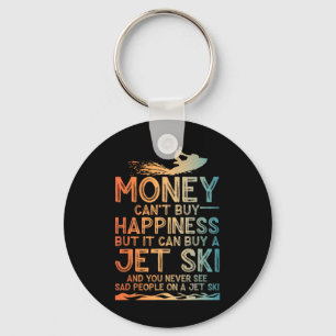 Funny Jet Ski Art For Men Women Kids Water Sport J Key Ring