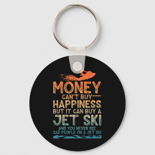 Funny Jet Ski Art For Men Women Kids Water Sport J Key Ring