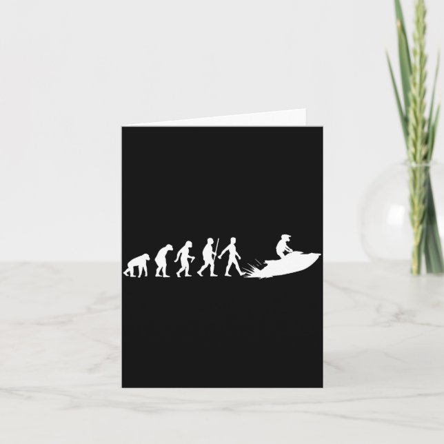 Funny Jet Ski Design For Men Women Kids Jetski Lov Card (Front)