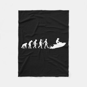 Funny Jet Ski Design For Men Women Kids Jetski Lov Fleece Blanket