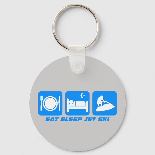 Funny jet ski key ring (Front)