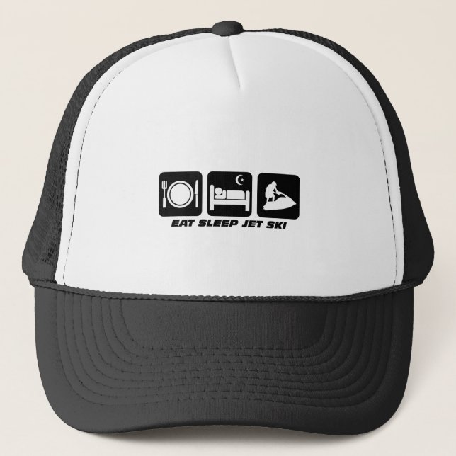 Funny jet ski trucker hat (Front)