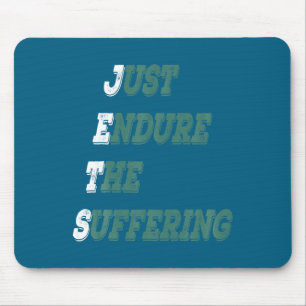 Funny Jets Just Endure The Suffering New York Foot Mouse Mat