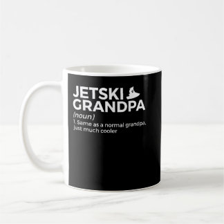 Funny Jetski Grandpa Definition Jet Skiing Coffee Mug