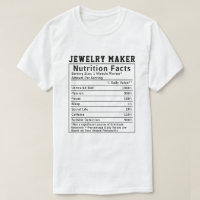 Funny Jewelry Maker Nutrition Facts Silversmith