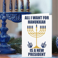 Funny Jewish Anti Trump Political Hanukkah