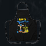 Funny Jewish Giraffe Menorah Dreidel Chanukah Hanu Apron<br><div class="desc">Funny Jewish Giraffe Menorah Dreidel Chanukah Hanukkah PJS</div>