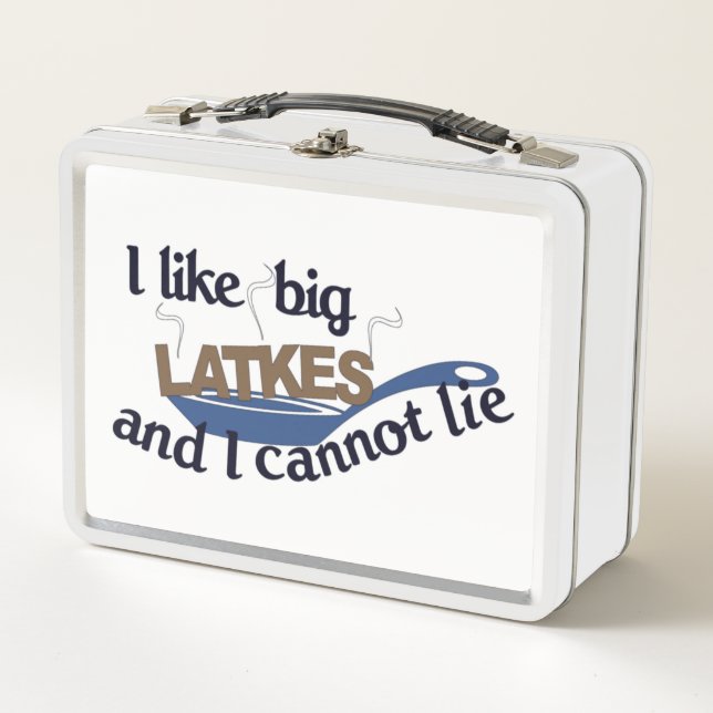 Funny Jewish Hanukkah Latke Lunchbox (Front)