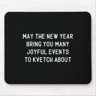 Funny Jewish New Year Rosh Hashh Yiddish Quote Say Mouse Mat