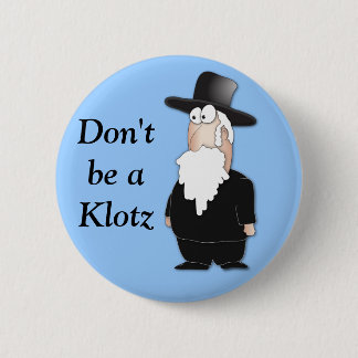 Funny Jewish rabbi - cool cartoon 6 Cm Round Badge