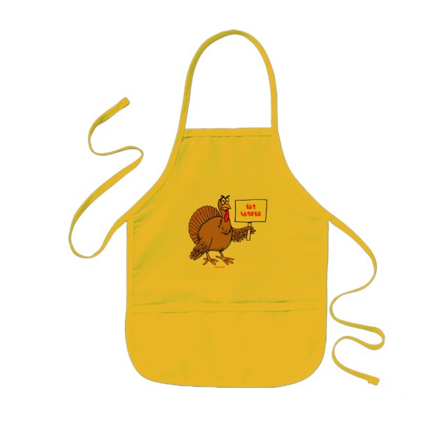 FUNNY JEWISH THNAKSGIVUKKAH HANUKKAH GIFTS KIDS APRON (Front)