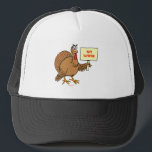 FUNNY JEWISH THNAKSGIVUKKAH HANUKKAH GIFTS TRUCKER HAT<br><div class="desc">GIVE THESE TURKEY HOLDING "EAT LATKES" SIGN GIFTSTO FAMILY AND FRIENDS OR YOURSELF ON THIS UNIQUE THANKSGIVUKAH AMERICAN JEWISH HANUKKAH HOLIDAY. WEAR A SHIRT TO THE THANKSGIVING DINNER, BRING A HOSTESS APRON GIFT, OR JUST GIVE OUT A VARIETY OF NOVELTY CHANUKAH PRESENTS . WHO NEEDS TURKEY WHEN LATKES ARE AVAILABLE!...</div>