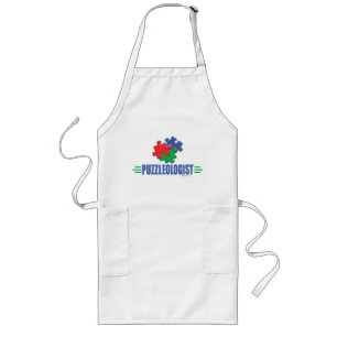 Funny Jigsaw Puzzle Long Apron