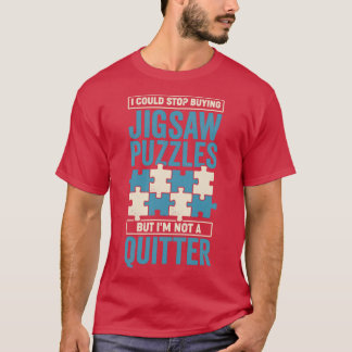 Funny Jigsaw Puzzle Lover Puzzler Gift T-Shirt